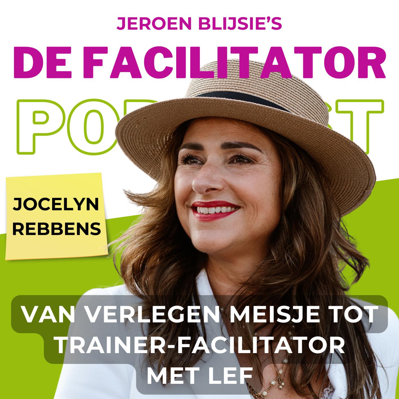 #23 Van verlegen meisje tot trainer-facilitator met lef - Jocelyn Rebbens aflevering artwork