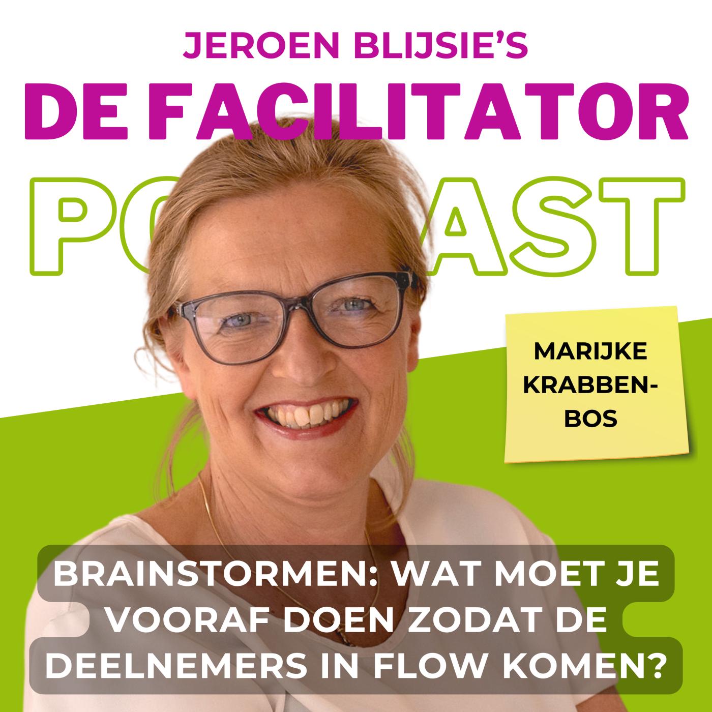 #33 Brainstormen: wat moet je vooraf doen zodat de deelnemers in flow komen? - Marijke Krabbenbos